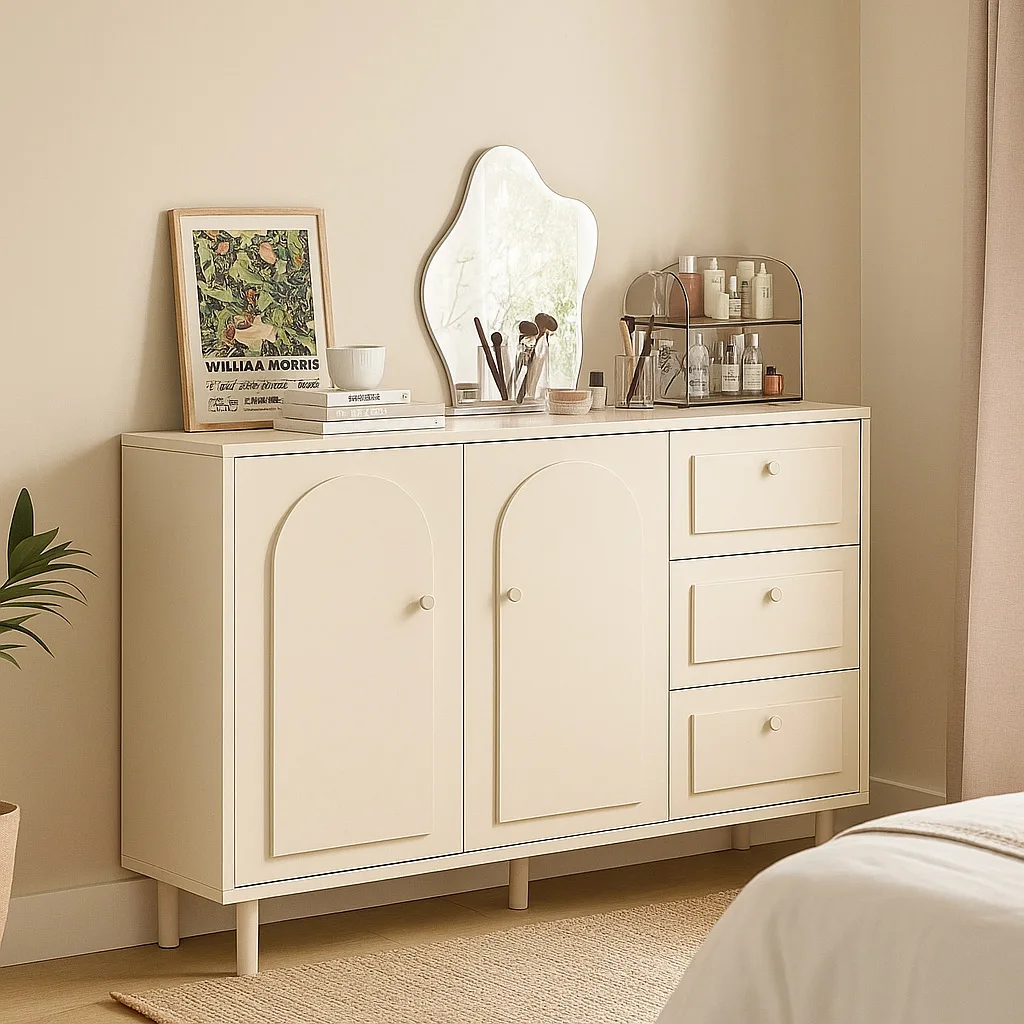 Dining side cabinet, kitchen cream wind bedroom, bedside drawer entrance storage cabinet, large capac
Dining side cabinet, kitchen cream wind bedroom, bedside drawer entrance storage cabinet, large capac