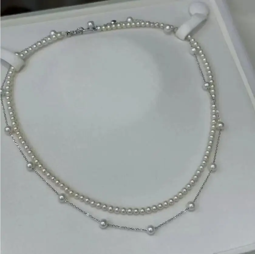 gorgeous two 5-6mm south sea natural white pearl necklaces 925s
gorgeous two 5-6mm south sea natural white pearl necklaces 925s