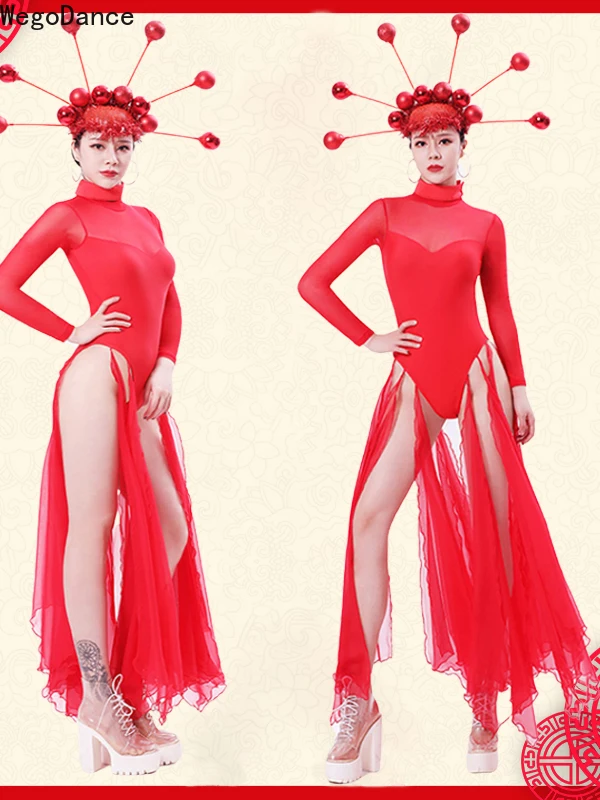 Chinese Style Club Wear Sexy Nightclub Costume GoGo Dancer Outfit DJ Performance Dress Singer Stage Suit Bar Show Clothing
Chinese Style Club Wear Sexy Nightclub Costume GoGo Dancer Outfit DJ Performance Dress Singer Stage Suit Bar Show Clothing