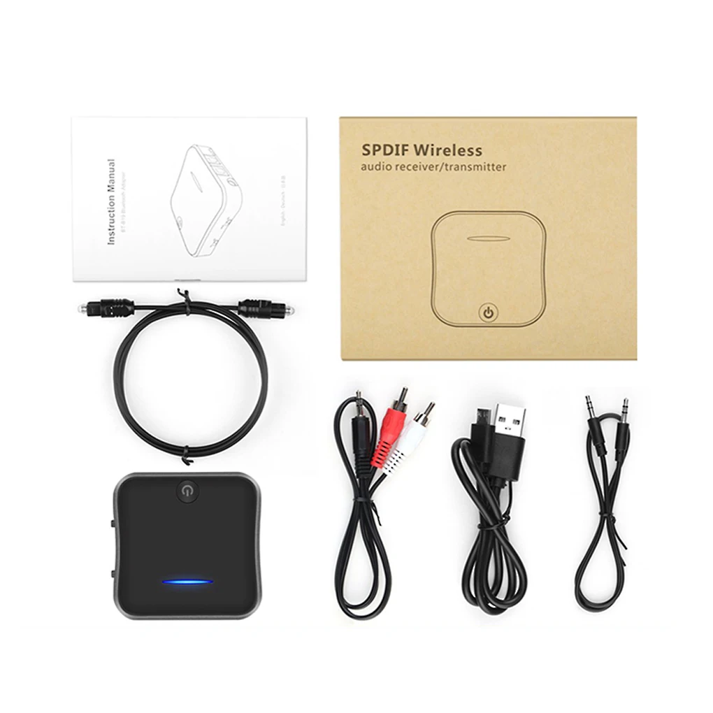 Bluetooth Audio Adapter Transmitter Receiver Optical RCA 3.5mm Aux Port Wireless Audio Adapter
Bluetooth Audio Adapter Transmitter Receiver Optical RCA 3.5mm Aux Port Wireless Audio Adapter