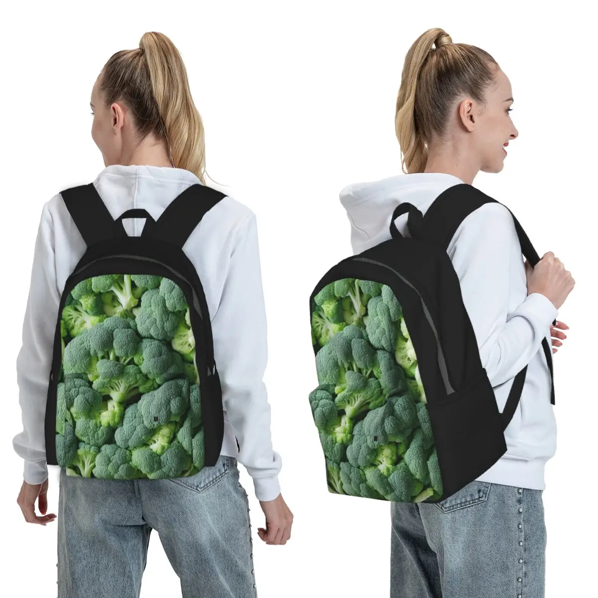 Broccoli And Cauliflower Backpack Boys Girls BookBag Kids School Bag Computer Shoulder Bags for Men Women
Broccoli And Cauliflower Backpack Boys Girls BookBag Kids School Bag Computer Shoulder Bags for Men Women