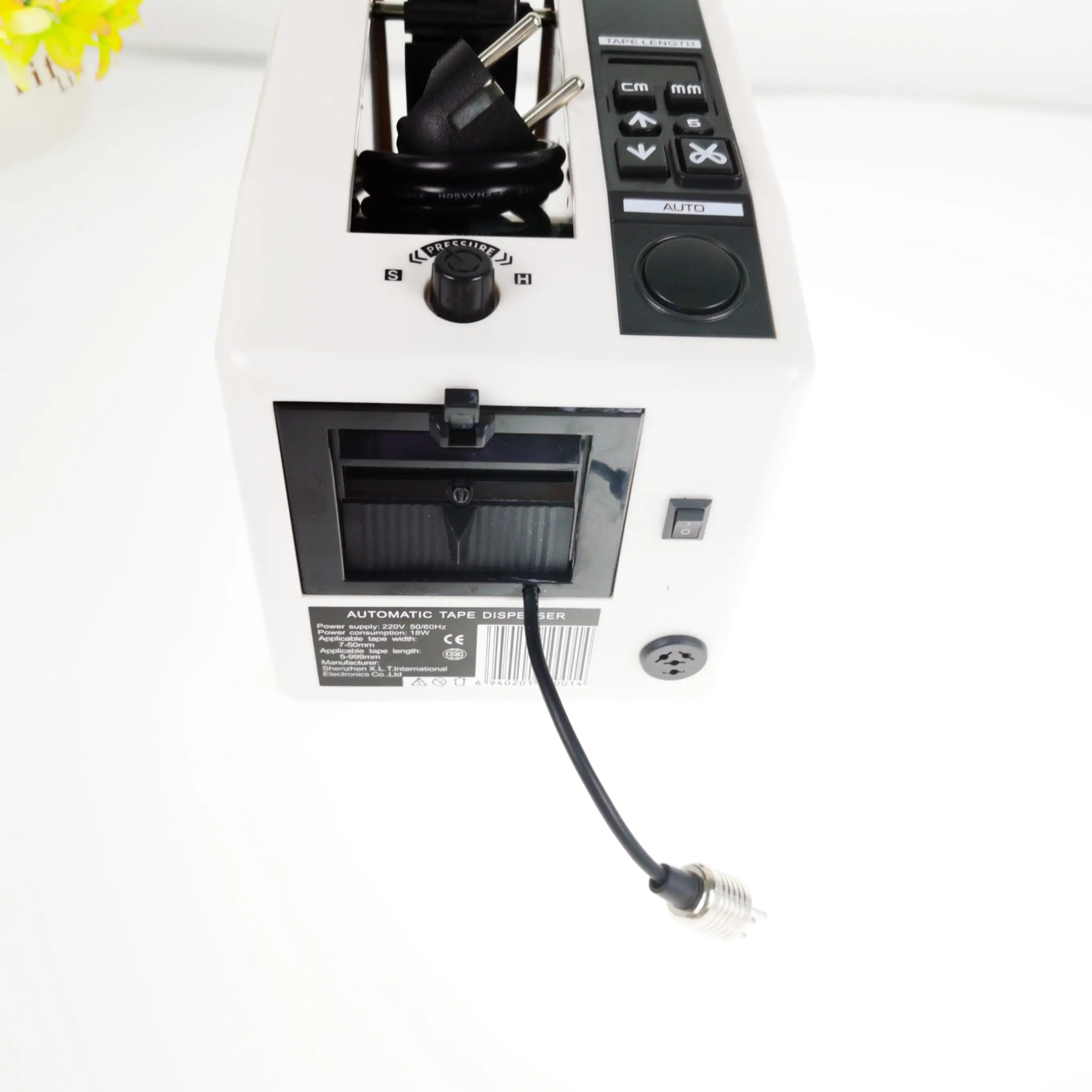 M-1000S 18W Automatic Tape Dispenser Electric Adhesive Tape Cutter Cutting Machine 5-999mm High temperature belt cutter
M-1000S 18W Automatic Tape Dispenser Electric Adhesive Tape Cutter Cutting Machine 5-999mm High temperature belt cutter