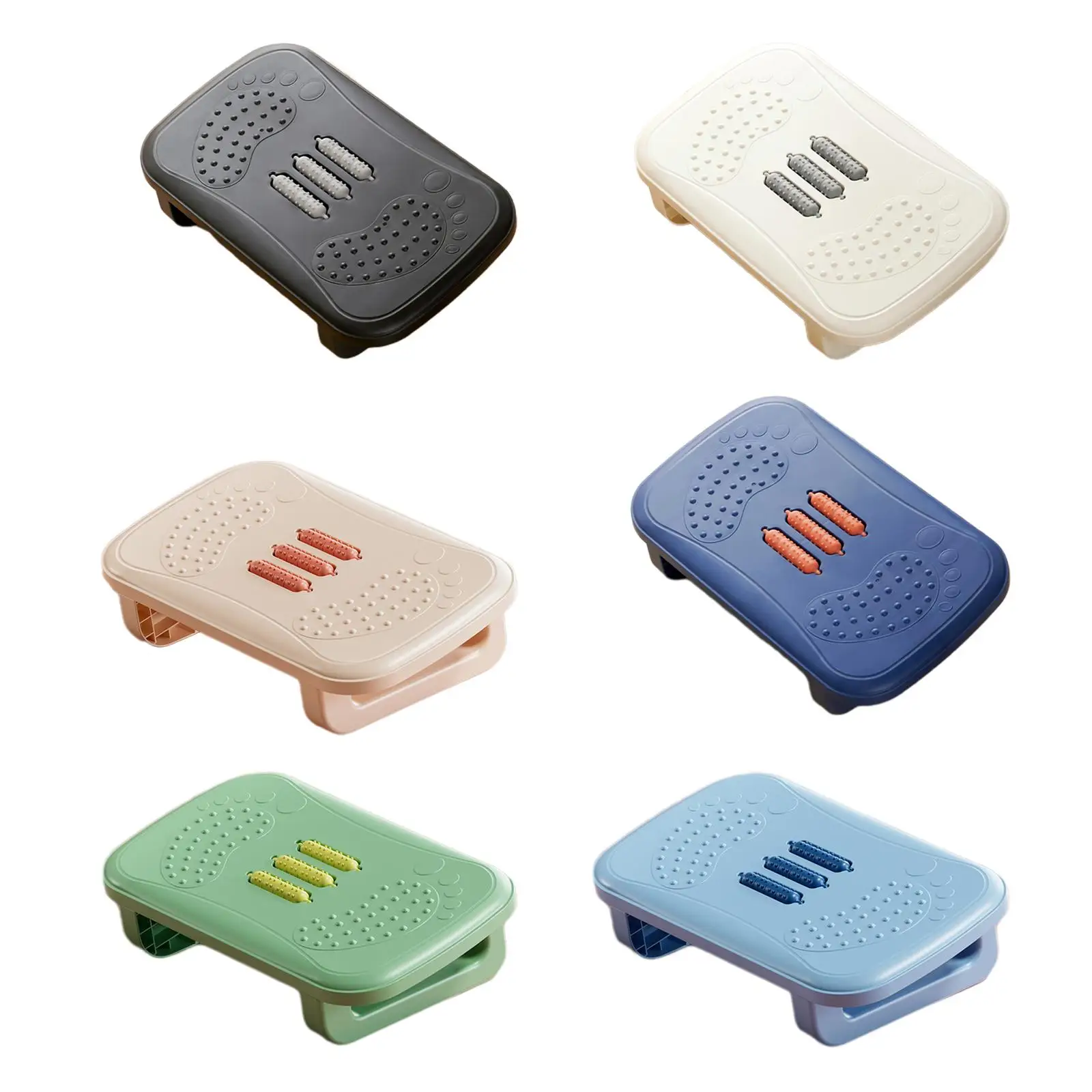 Footstool, Footrest under Desk, Foot Care Stool at Work, Leg Rest with Roller Massage for Computer Desk, Office, Living Room
Footstool, Footrest under Desk, Foot Care Stool at Work, Leg Rest with Roller Massage for Computer Desk, Office, Living Room