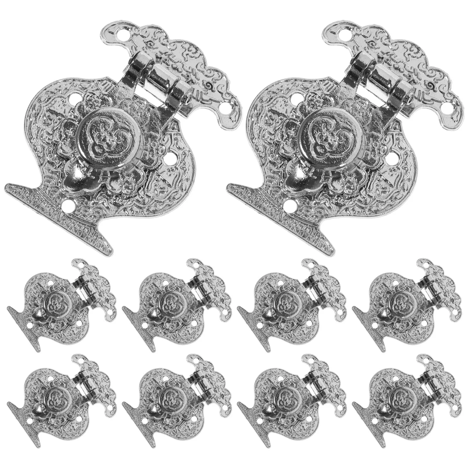 10Pcs Vintage Brass Hasp Latch Zinc Alloy Cabinet Buckle Latch Replacement for Jewelry Box Wooden Box Hasps Rustproof
10Pcs Vintage Brass Hasp Latch Zinc Alloy Cabinet Buckle Latch Replacement for Jewelry Box Wooden Box Hasps Rustproof