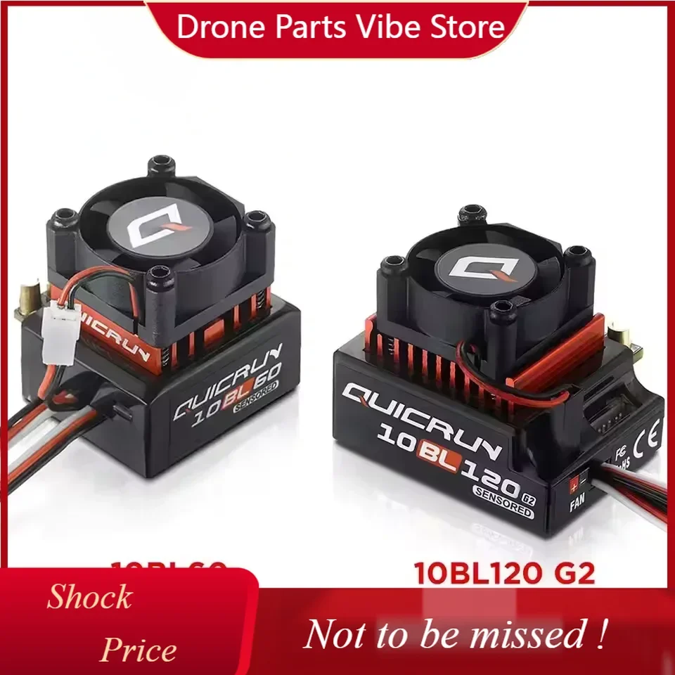 DP Hobbywing QUICRUN 10BL120/10BL60 120A/60A Brushless ESC – 2-3S Lipo, 1/10-1/12 RC Cars, Multi-Protection System
DP Hobbywing QUICRUN 10BL120/10BL60 120A/60A Brushless ESC – 2-3S Lipo, 1/10-1/12 RC Cars, Multi-Protection System