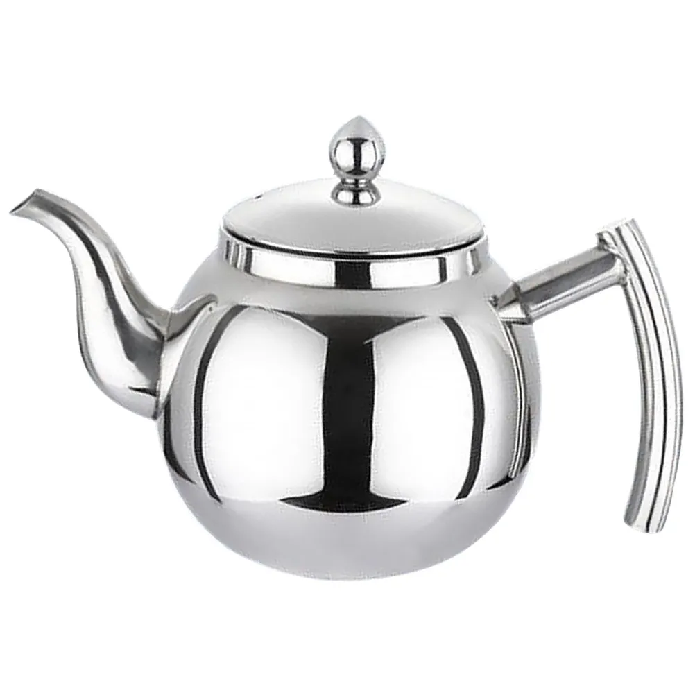 Small Stainless Steel Tea Pot Curved Spout Lightweight Portable Teapot Home Office Travel Kitchen Loose Leaf Strainer
Small Stainless Steel Tea Pot Curved Spout Lightweight Portable Teapot Home Office Travel Kitchen Loose Leaf Strainer