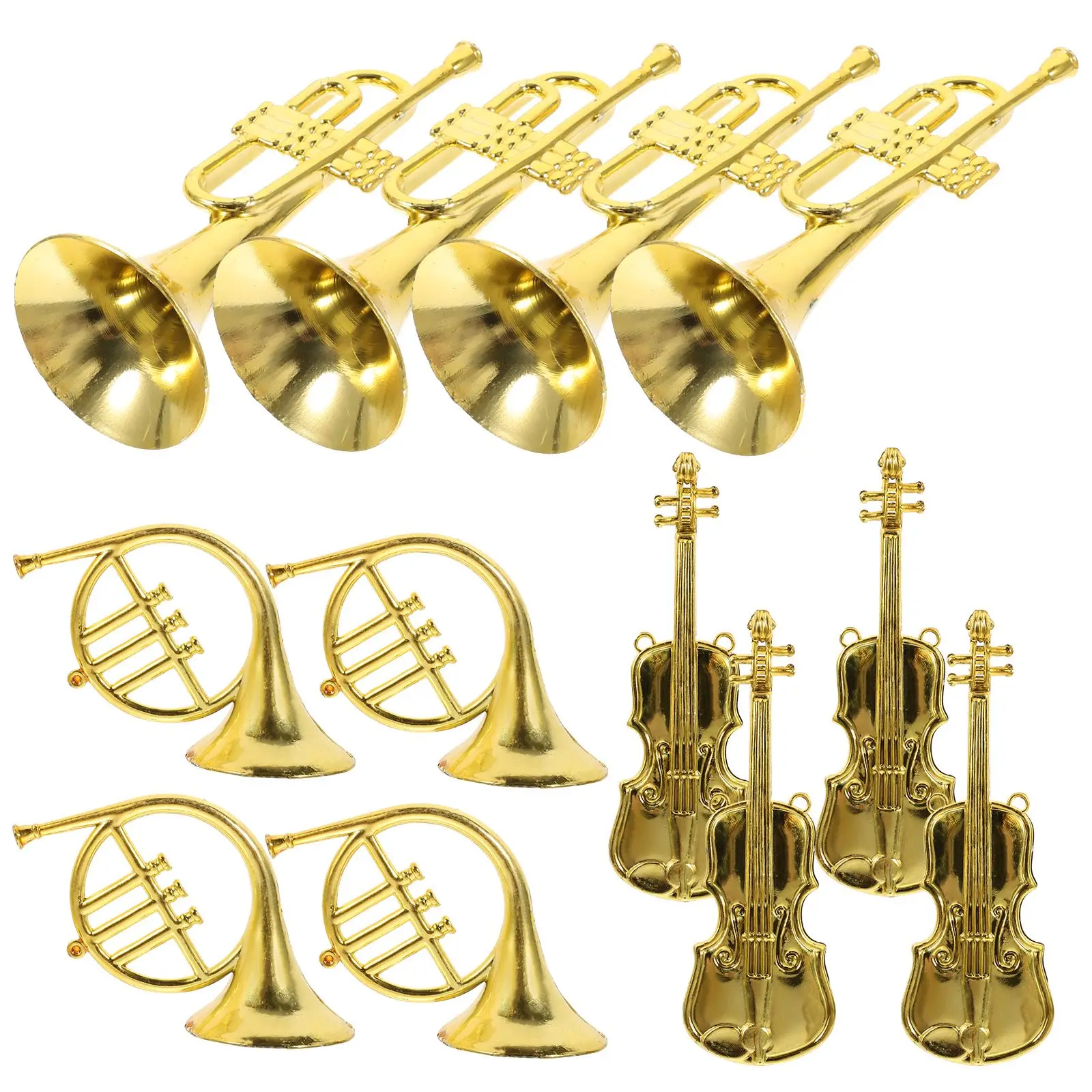 Pcs Musical Instrument Decorations 12 5 Curved Trumpet 12 5 Straight Golden Trumpet 15 Golden Violin Mini Acrylic Xmas
Pcs Musical Instrument Decorations 12 5 Curved Trumpet 12 5 Straight Golden Trumpet 15 Golden Violin Mini Acrylic Xmas