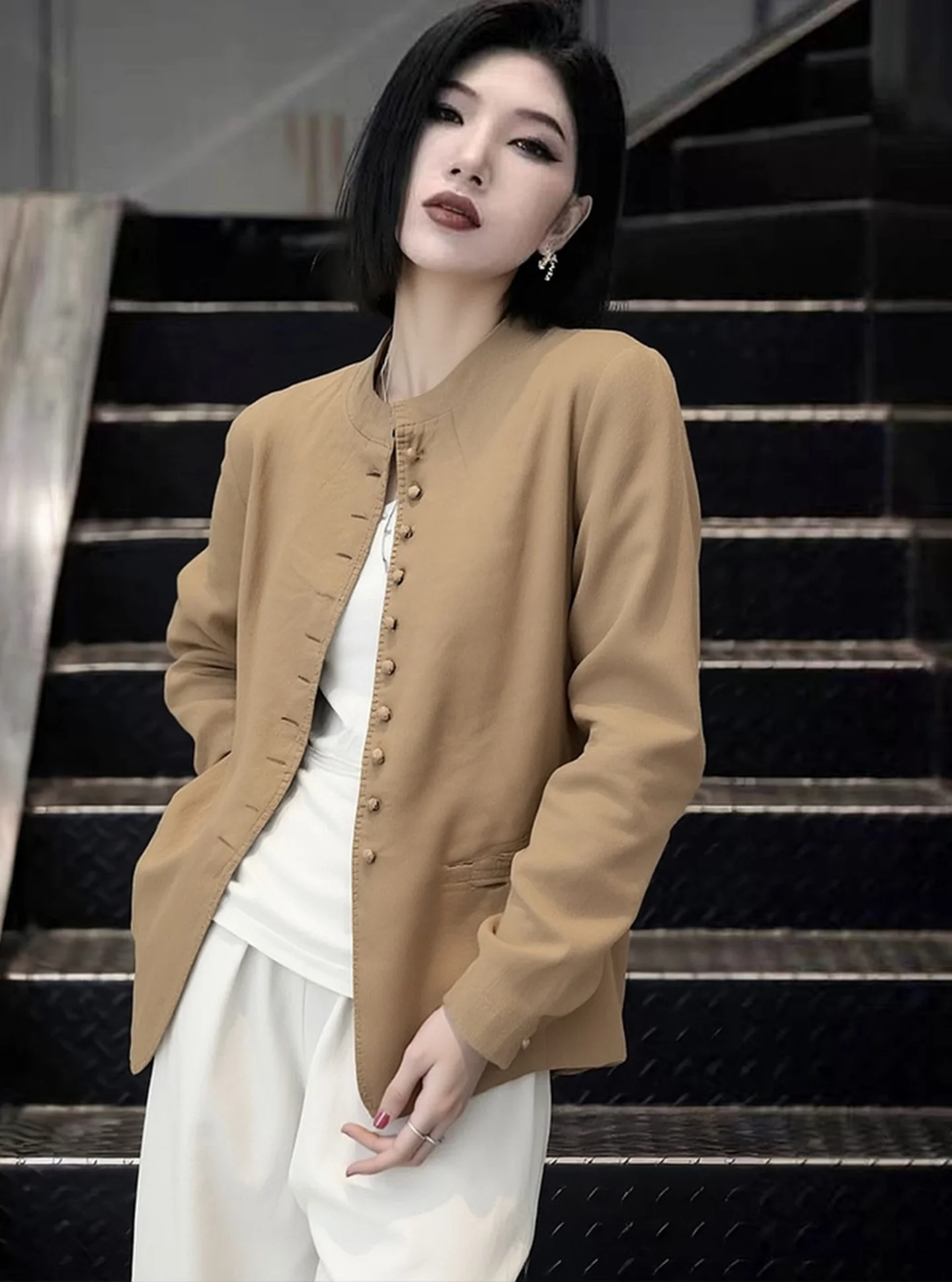Spring Fre Commute Matching Top Light Maturi High-End i Color Outerwear Not Repeating Sle Important Ocn
Spring Fre Commute Matching Top Light Maturi High-End i Color Outerwear Not Repeating Sle Important Ocn