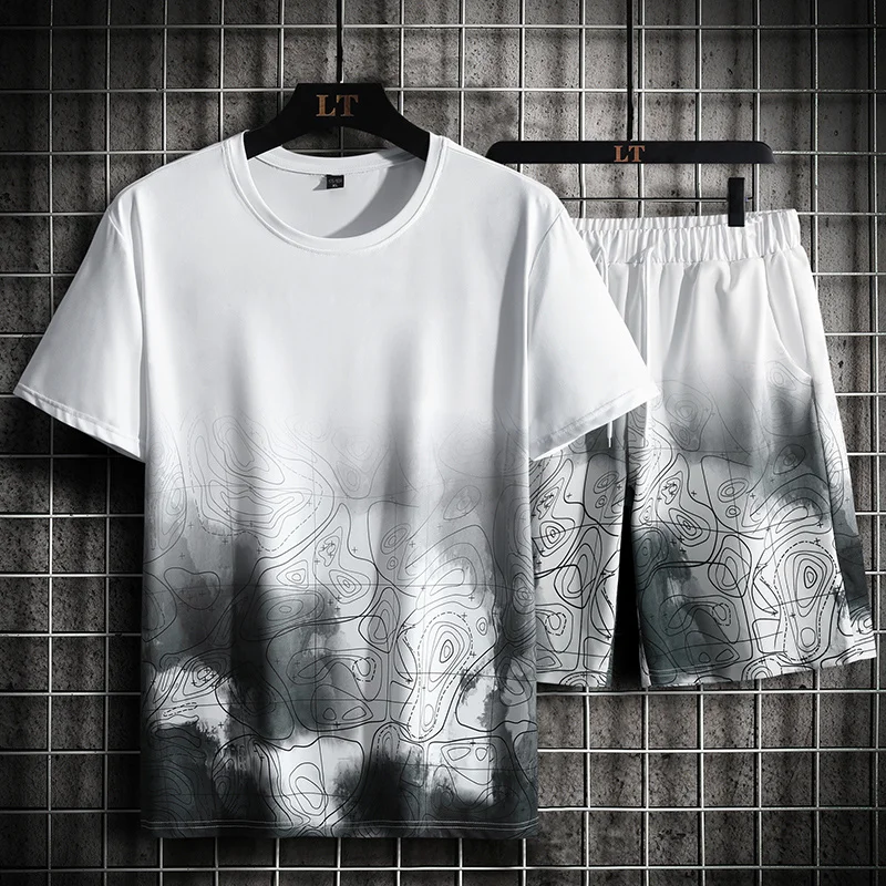2023 Summer New Men Casual Shorts Sets Trend Printing T-shirt + 2-piece Suit Fashion Sportswear Tracksuit Outfits 7XL
2023 Summer New Men Casual Shorts Sets Trend Printing T-shirt + 2-piece Suit Fashion Sportswear Tracksuit Outfits 7XL