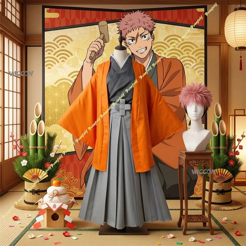 Itadori Yuji Culling Game Cosplay Costume Anime Festival Yukata Full Set Male Halloween Party Performance Wear
Itadori Yuji Culling Game Cosplay Costume Anime Festival Yukata Full Set Male Halloween Party Performance Wear