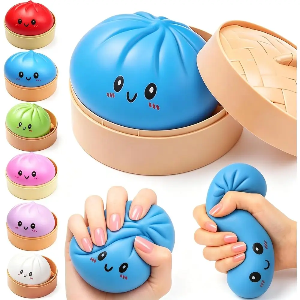 Dumpling Squishies, Colorul Squishy Dumpling Sensory Toys Mystery Box with Steamer, Slow Sensory Toys, StrRelie idget Toys or An
Dumpling Squishies, Colorul Squishy Dumpling Sensory Toys Mystery Box with Steamer, Slow Sensory Toys, StrRelie idget Toys or An