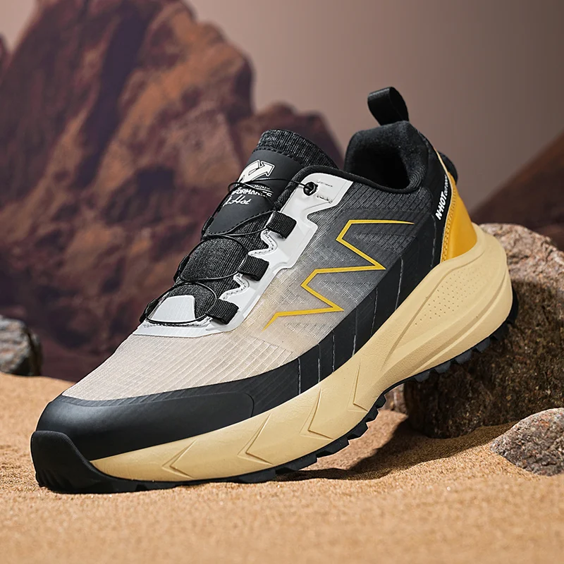 2025 New Men's Outdoor Fashion Mesh Breathable Mountaineering Shoes Men's Anti Slip Hiking Off Road Sports Shoes
2025 New Men's Outdoor Fashion Mesh Breathable Mountaineering Shoes Men's Anti Slip Hiking Off Road Sports Shoes