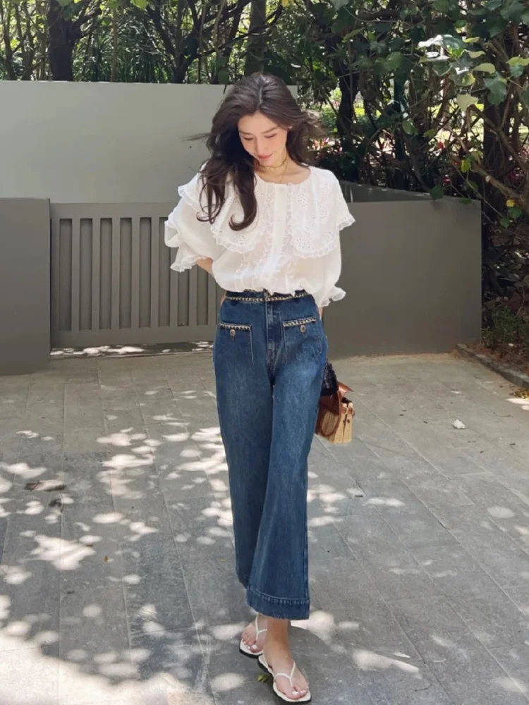 High Waist Wide Leg Casual Faionable High Waist Loose Fit Leisure Denim Jeans Women's Premium Autumn Winter New Design Sens...
High Waist Wide Leg Casual Faionable High Waist Loose Fit Leisure Denim Jeans Women's Premium Autumn Winter New Design Sens...