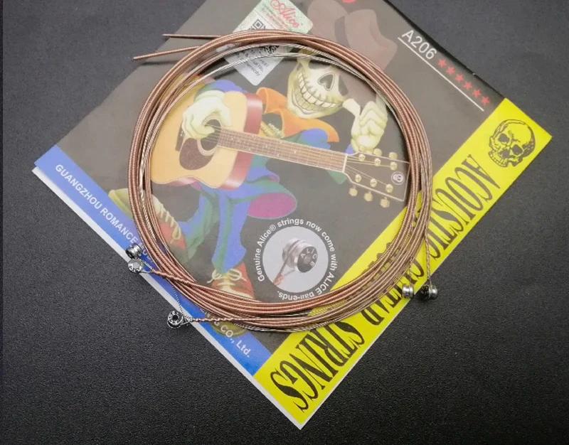 10Pcs Alice A206SL 1st 2nd 3rd 4th 5th 6th String Guitar String Third String for Acoustic Folk Guitar
10Pcs Alice A206SL 1st 2nd 3rd 4th 5th 6th String Guitar String Third String for Acoustic Folk Guitar
