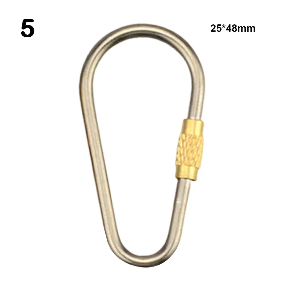 New Portable EDC TC4 Titanium Keychain Lightweight 23*48mm/25*48mm Hanging Buckle Mini Outdoor Camping Carabiner
New Portable EDC TC4 Titanium Keychain Lightweight 23*48mm/25*48mm Hanging Buckle Mini Outdoor Camping Carabiner