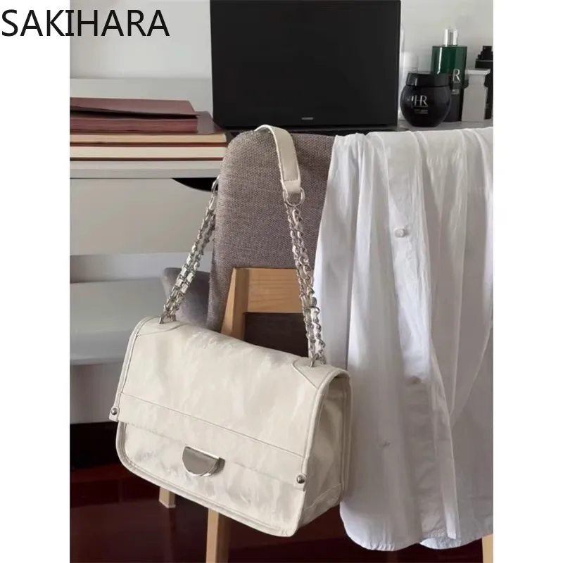 Shoulder Bags for Women Chains Designer Thread Casual Crossbody Bags Temperament All Match Fashion Solid Color Underarm Bags
Shoulder Bags for Women Chains Designer Thread Casual Crossbody Bags Temperament All Match Fashion Solid Color Underarm Bags