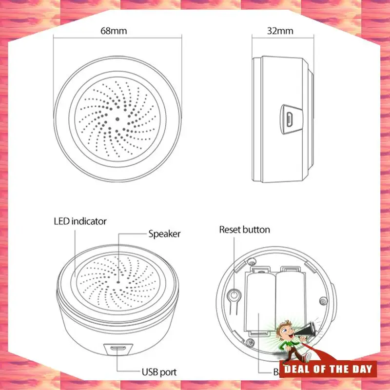 24-Hour Delivery 1 PCS Tuya Zigbee Smart Sound And Light Siren Sensor Smart Life Home Security System Tuya Gateway Hub Siren Ala
24-Hour Delivery 1 PCS Tuya Zigbee Smart Sound And Light Siren Sensor Smart Life Home Security System Tuya Gateway Hub Siren Ala