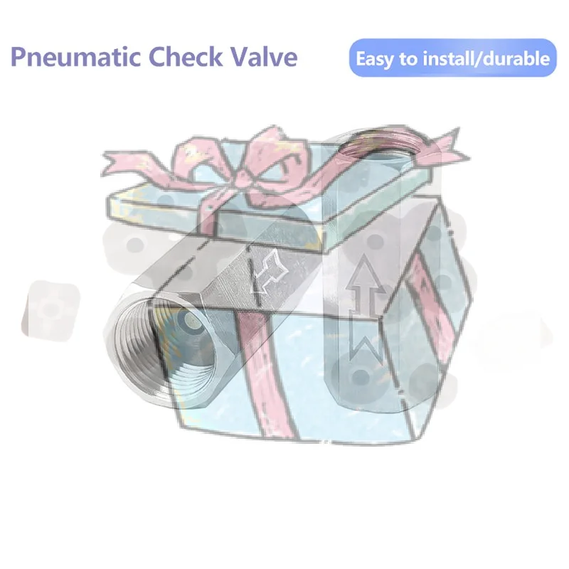 【CCA】Pneumatic Check Valve Control Valve Air Valve 1/8 1/4 3/8 1/2 3/4BSP Internal Threaded Metal One-Way Check Valve Adapter
【CCA】Pneumatic Check Valve Control Valve Air Valve 1/8 1/4 3/8 1/2 3/4BSP Internal Threaded Metal One-Way Check Valve Adapter