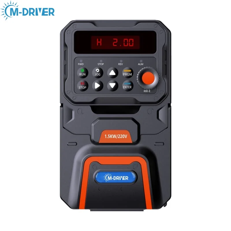 1.5kW VFD Inverter 220V Single Phase Variable Frequency Drive High Cost Performance for Small Industrial Motor Speed Control
1.5kW VFD Inverter 220V Single Phase Variable Frequency Drive High Cost Performance for Small Industrial Motor Speed Control
