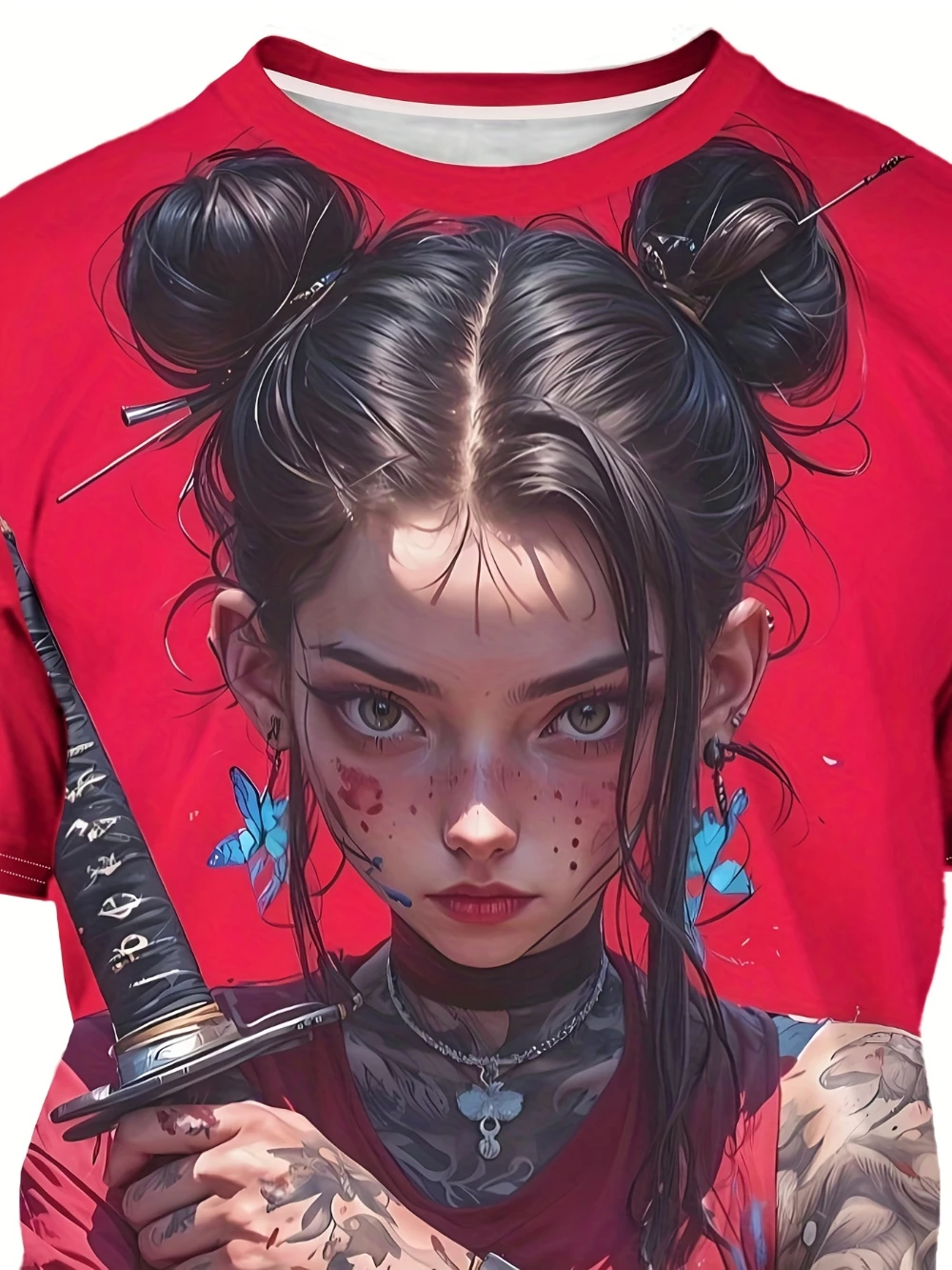 Мужская модная повседневная футболка с круглым вырезом в японском стиле с 3D принтом, подходит для летней повседневной носки, повседневная мужская одежда
Мужская модная повседневная футболка с круглым вырезом в японском стиле с 3D принтом, подходит для летней повседневной носки, повседневная мужская одежда