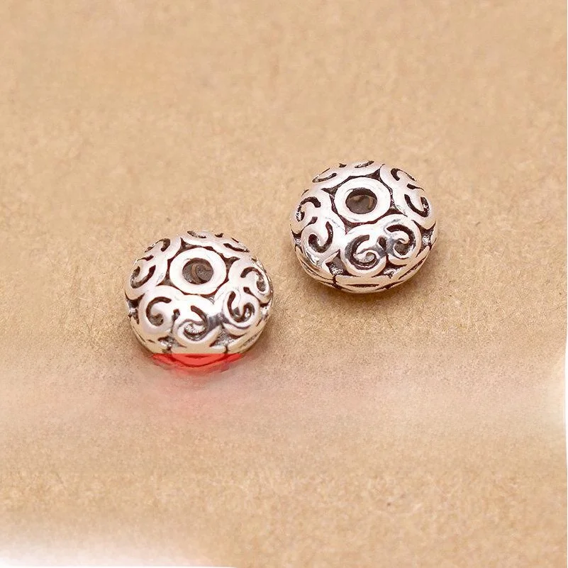 Серебряные полые бусины S925 для самостоятельного изготовления браслетов, кристаллов, кварца, ювелирных изделий, материалы для украшений, детали из тайского серебра
Серебряные полые бусины S925 для самостоятельного изготовления браслетов, кристаллов, кварца, ювелирных изделий, материалы для украшений, детали из тайского серебра