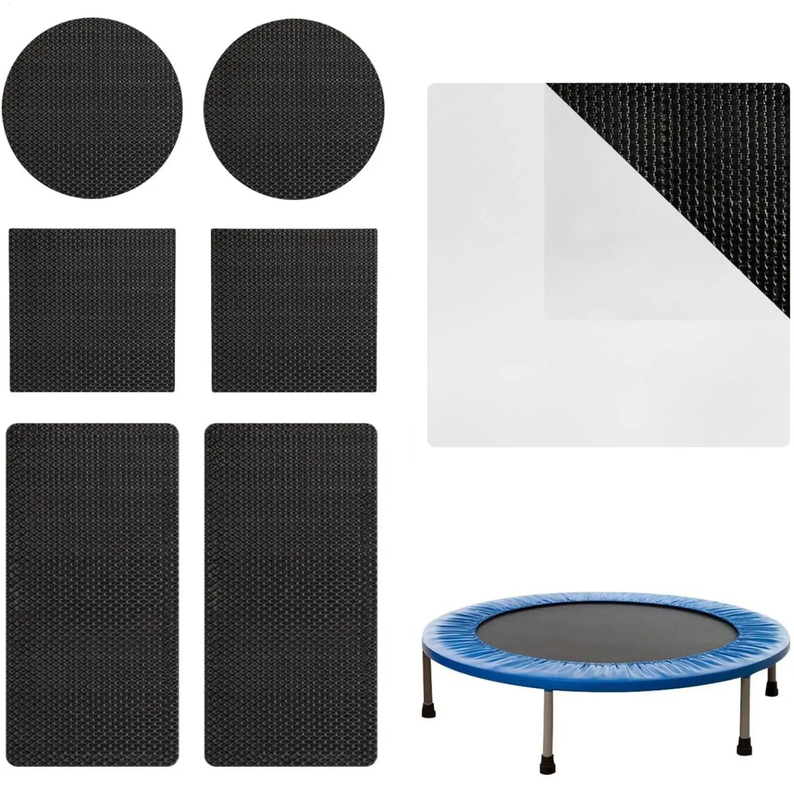Trampoline Patch Repair Kit Self-adhesive Trampoline Mat Tapes Accessories Tears Maintenant tools Holes restorter for sport part
Trampoline Patch Repair Kit Self-adhesive Trampoline Mat Tapes Accessories Tears Maintenant tools Holes restorter for sport part