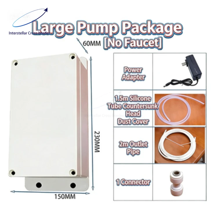 Электрический водяной насос под раковину, герметичный, с высокой производительностью, управление одной кнопкой, для ежедневного использования на кухне
Электрический водяной насос под раковину, герметичный, с высокой производительностью, управление одной кнопкой, для ежедневного использования на кухне