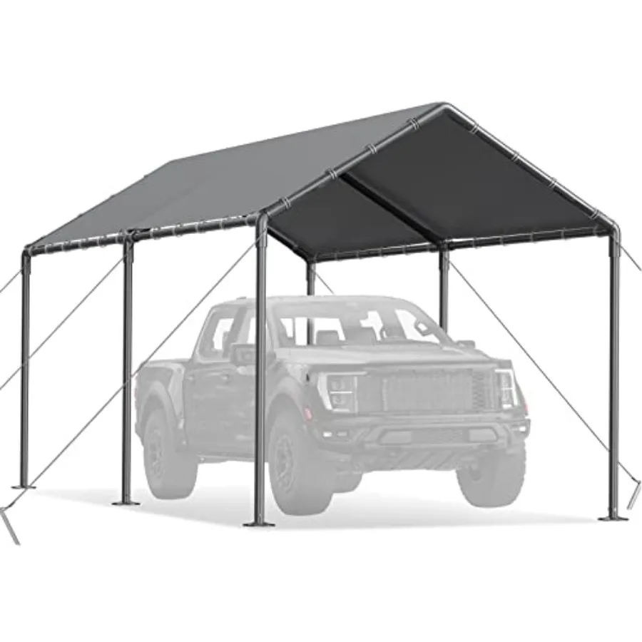 Heavy duty 10x20ft portable carport garage with all-season tarp shelter for vehicle protection and outdoor events ideal for car
Heavy duty 10x20ft portable carport garage with all-season tarp shelter for vehicle protection and outdoor events ideal for car