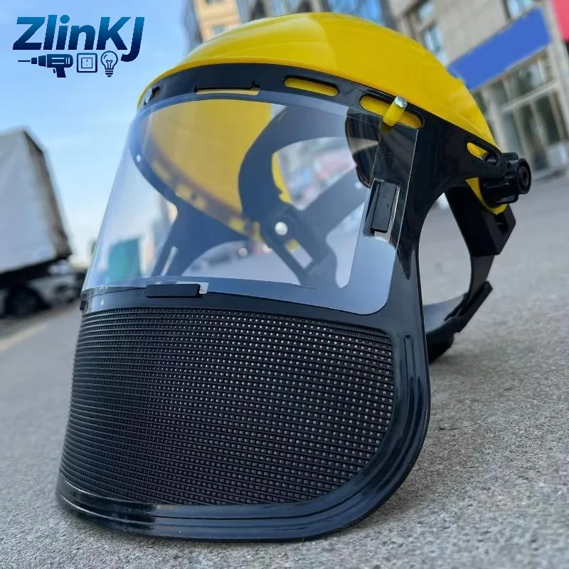 Mesh Mask Helmet for Garden Grass Trimmer and Weed Wacker Safety with Full Face Coverage
Mesh Mask Helmet for Garden Grass Trimmer and Weed Wacker Safety with Full Face Coverage