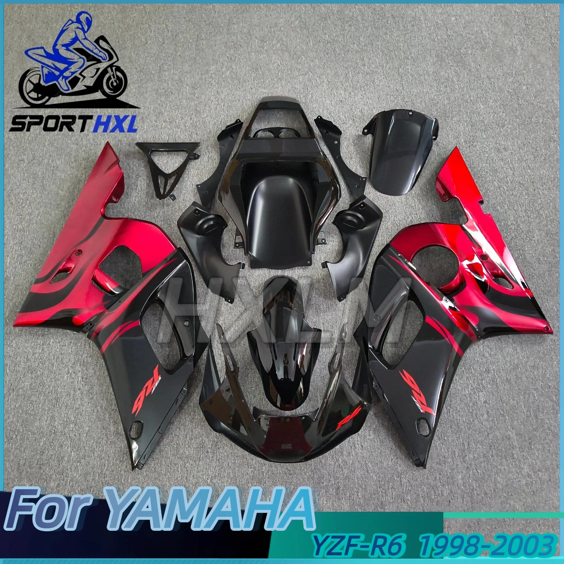 New ABS Motorcycle Fairings Kit Fit For YAMAHA YZFR6 1998 1999 2000 2001 2002 YZF R6 98 99 01 02 Bright Red Black Bodywork Set
New ABS Motorcycle Fairings Kit Fit For YAMAHA YZFR6 1998 1999 2000 2001 2002 YZF R6 98 99 01 02 Bright Red Black Bodywork Set