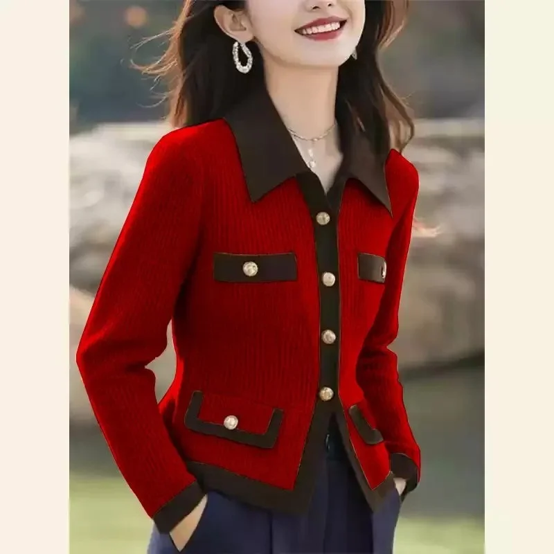 2025 New Women's sweater Small Fragrant Style knitted Top Cardigan Korean Spring Autumn Fashion Versatile Bottoming Shirt
2025 New Women's sweater Small Fragrant Style knitted Top Cardigan Korean Spring Autumn Fashion Versatile Bottoming Shirt