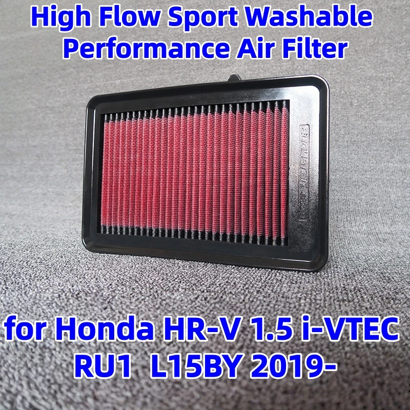 High Flow Sport Washable Performance Air Filter For Honda HR-V RU 1.5T 2019- 172205WAH00 C25073 LX4773 Increase Engine Power MPG
High Flow Sport Washable Performance Air Filter For Honda HR-V RU 1.5T 2019- 172205WAH00 C25073 LX4773 Increase Engine Power MPG