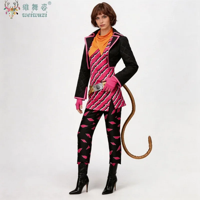 Anime Toralei Stripe Cosplay Costume Girl Cat Uniform with Ears Tail Accessories Halloween Disguise Party Carnival Comic Con Set
Anime Toralei Stripe Cosplay Costume Girl Cat Uniform with Ears Tail Accessories Halloween Disguise Party Carnival Comic Con Set