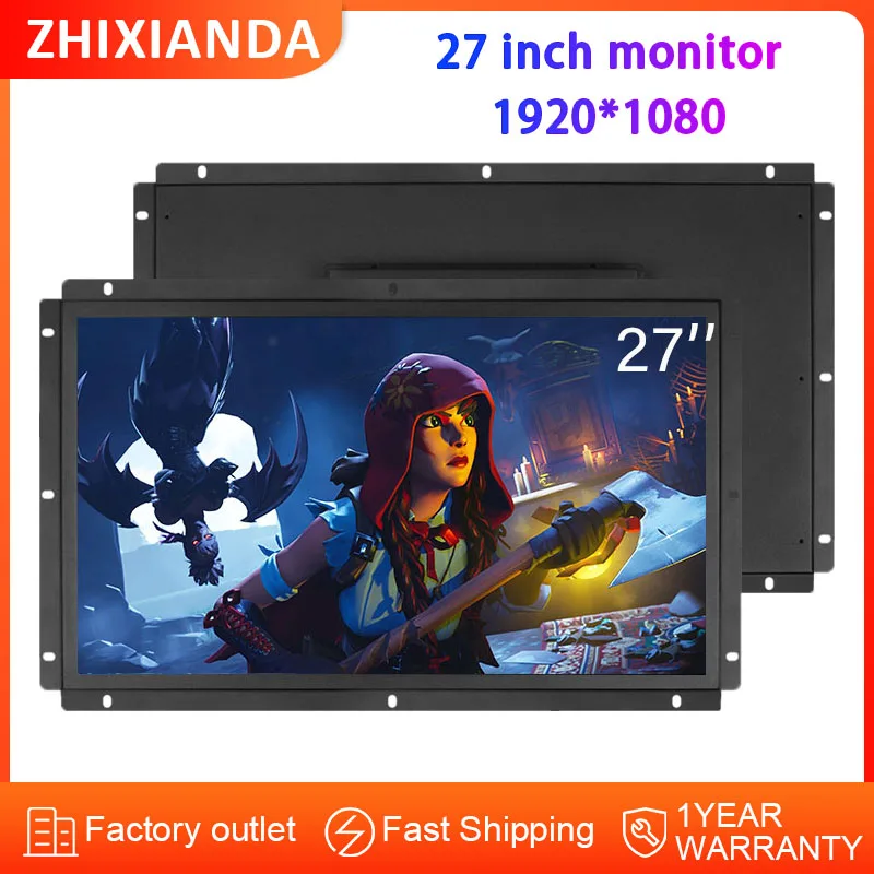 27 inch LCD Touch Screen Display Industry 16:9 Widescreen 1920*1080 Open Frame Monitor with HD VGA BNC AV USB Interface
27 inch LCD Touch Screen Display Industry 16:9 Widescreen 1920*1080 Open Frame Monitor with HD VGA BNC AV USB Interface