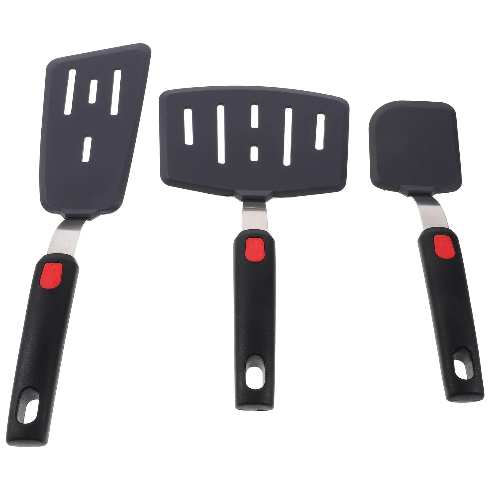 3 Pcs Silicone Spatula Set Heat resistant Kitchen Wok Frying Cooking Multi function Large Pot Non stick Reusable
3 Pcs Silicone Spatula Set Heat resistant Kitchen Wok Frying Cooking Multi function Large Pot Non stick Reusable