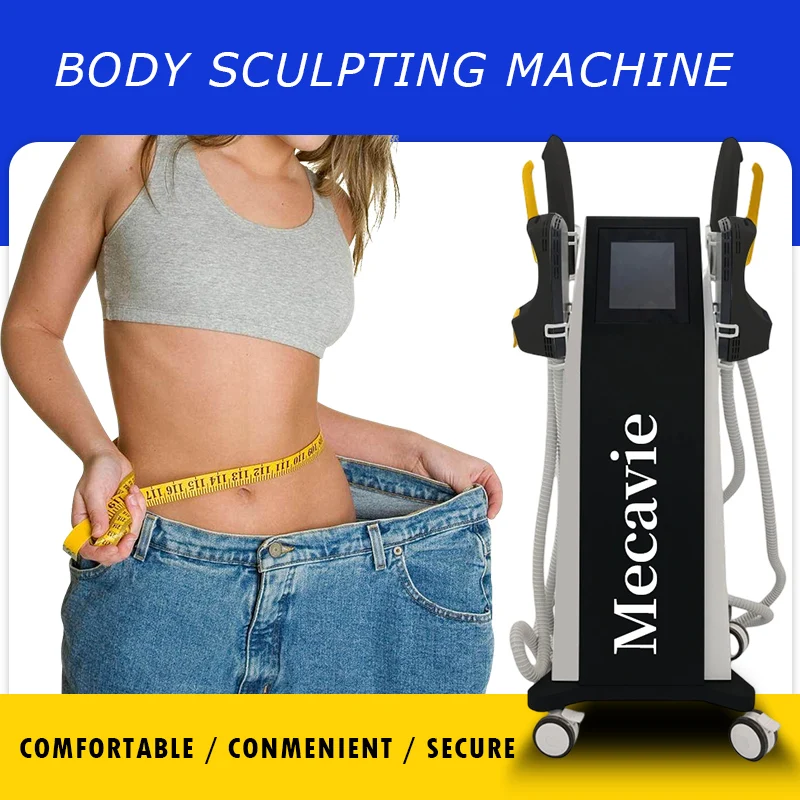 Mecavie 4 Handles RF 6500W EMS Body Sculpt Machine Electromagnetic Slimming Fat Muscle Stimulator for Pelvic & Full Body Treat
Mecavie 4 Handles RF 6500W EMS Body Sculpt Machine Electromagnetic Slimming Fat Muscle Stimulator for Pelvic & Full Body Treat