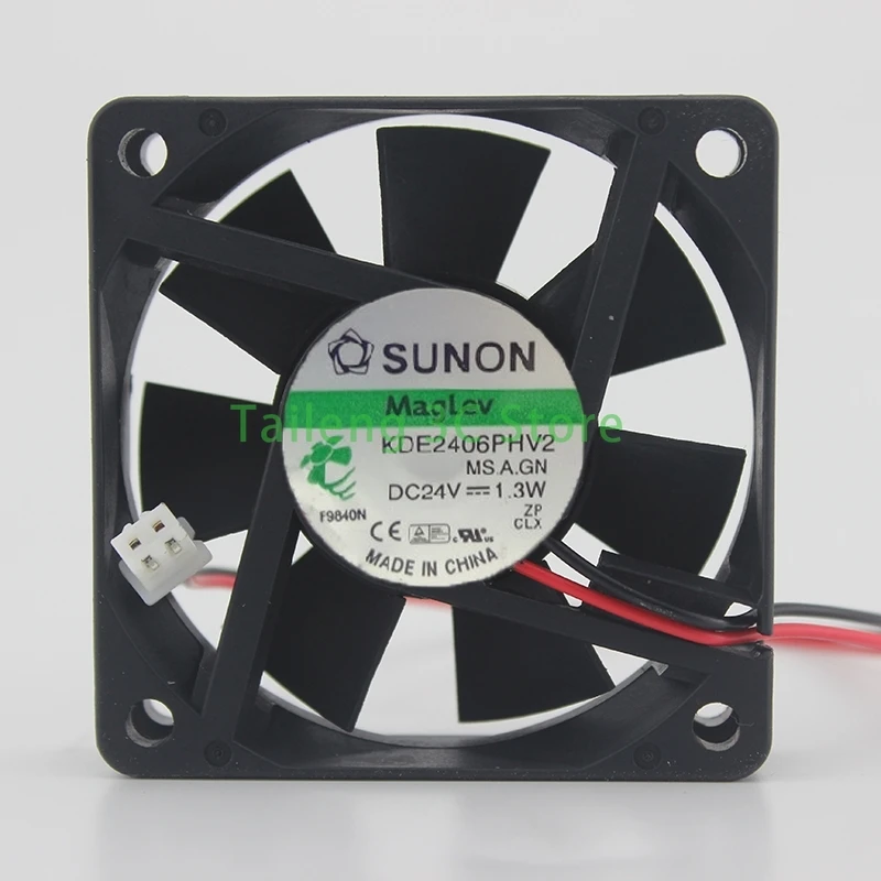 2pcs Original For Sunon KDE2406PHV2 6015 60mm DC 24V 1.3W maglev 60X60X15mm IPC axial cooling fans
2pcs Original For Sunon KDE2406PHV2 6015 60mm DC 24V 1.3W maglev 60X60X15mm IPC axial cooling fans