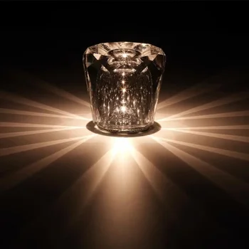 Diamond LED Rechargeable Restaurant Bar Table Lamp Bedroom Bedside Decoration Atmosphere Table Light USB Crystal Lamp