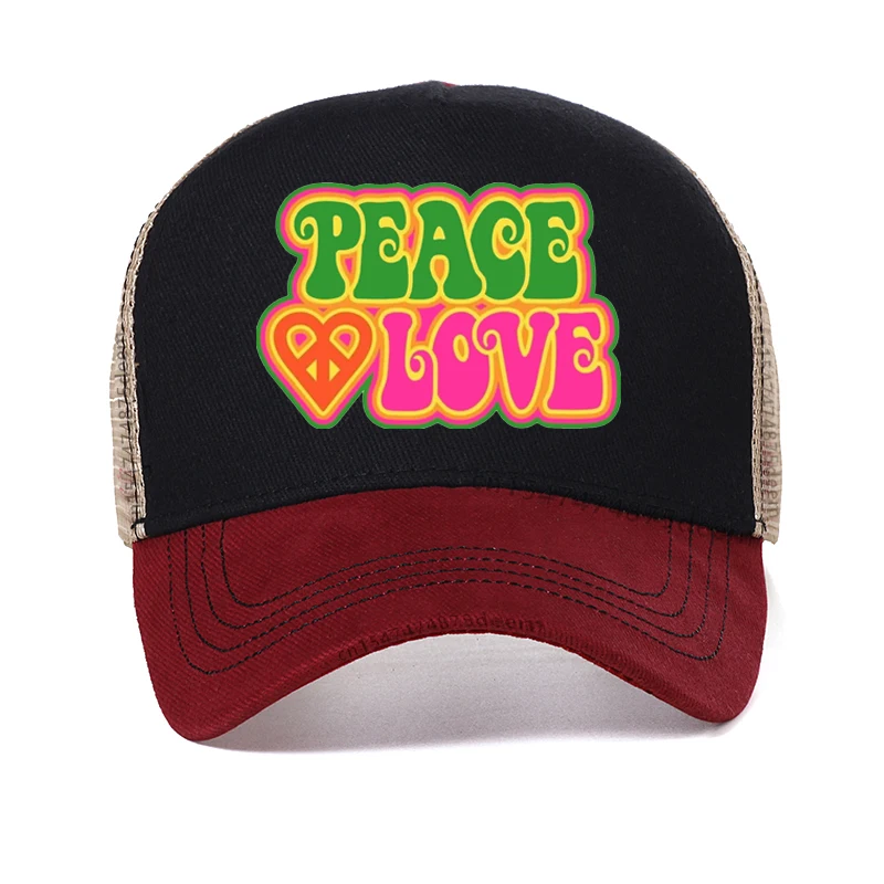 Peace Love hat Summer Women sunhat Leisure men Adjustable Snapback hats Cool Summer Breathable Baseball Cap
Peace Love hat Summer Women sunhat Leisure men Adjustable Snapback hats Cool Summer Breathable Baseball Cap