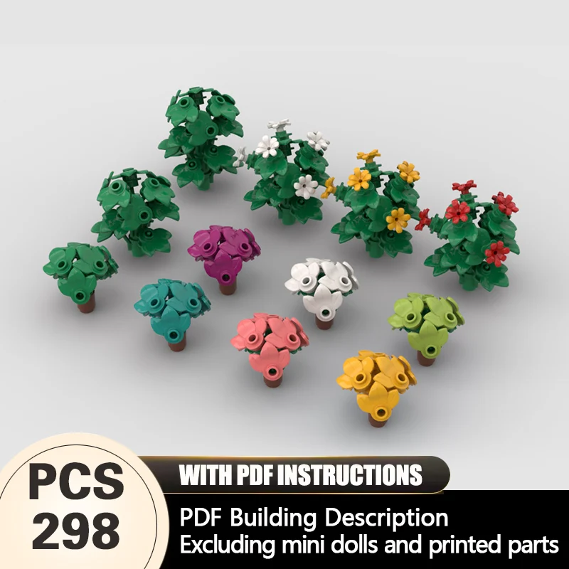 Creators Plant Series Model MOC Building Bricks Colorful Bushes Modular Technology Gifts Holiday Assemble Children Toys Suit
Creators Plant Series Model MOC Building Bricks Colorful Bushes Modular Technology Gifts Holiday Assemble Children Toys Suit