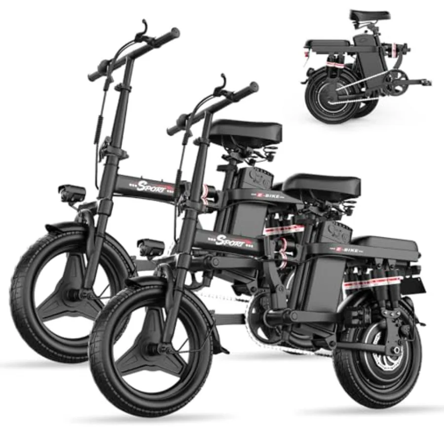 Folding Electric Bike for Adults Teens 1200W Peak Motor 25MPH 480/720Wh Battery 45 Miles Range Advanced 6/8 Point Suspension 14
Folding Electric Bike for Adults Teens 1200W Peak Motor 25MPH 480/720Wh Battery 45 Miles Range Advanced 6/8 Point Suspension 14