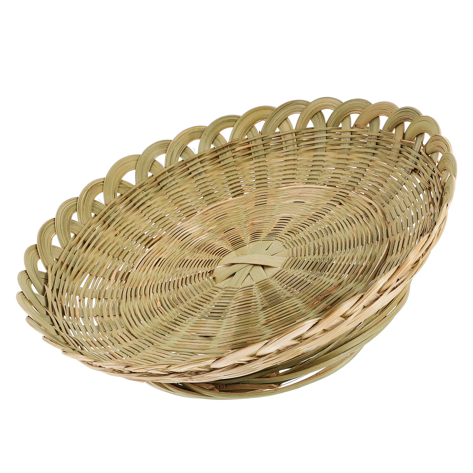 Reusable Bamboo Woven Tray Handcrafted Fruit Serving Plate for Home Kitchen Snacks Storage Rustic Decorative Bread Candy Serving
Reusable Bamboo Woven Tray Handcrafted Fruit Serving Plate for Home Kitchen Snacks Storage Rustic Decorative Bread Candy Serving
