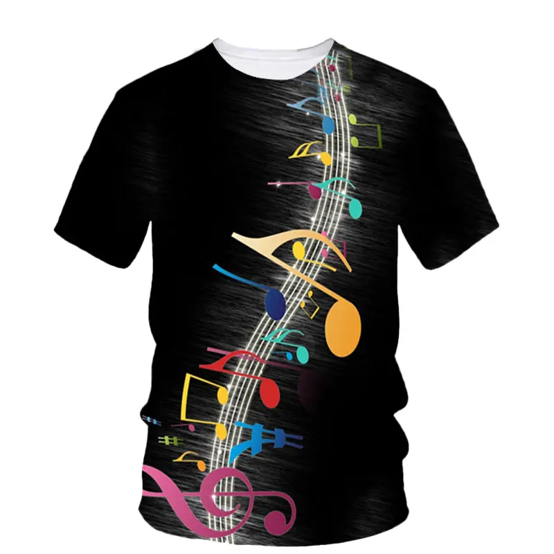 Music Symbol 3d Printed Summer Fashion Men'S T-Shirt Creative Harajuku Casual Short Sleeve Classic O Full Collar Loose Clothing
Music Symbol 3d Printed Summer Fashion Men'S T-Shirt Creative Harajuku Casual Short Sleeve Classic O Full Collar Loose Clothing