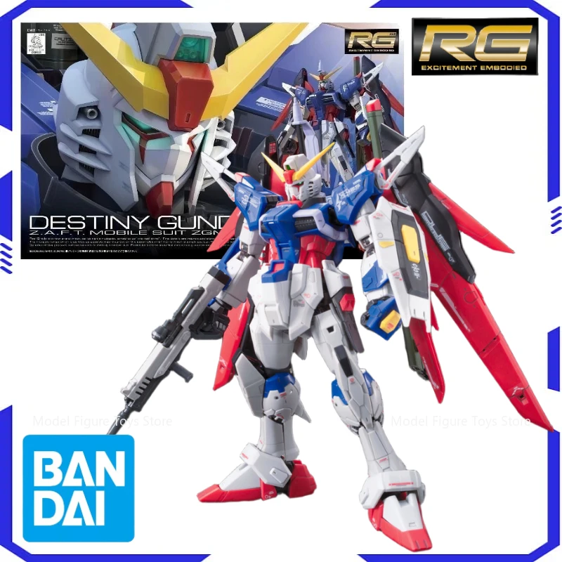 Bandai Original Model Assembly Kit 1/144 RG-Destiny Gundam Model Kit Anime Warrior Component Model Anime Character Toy Boy Gift
Bandai Original Model Assembly Kit 1/144 RG-Destiny Gundam Model Kit Anime Warrior Component Model Anime Character Toy Boy Gift