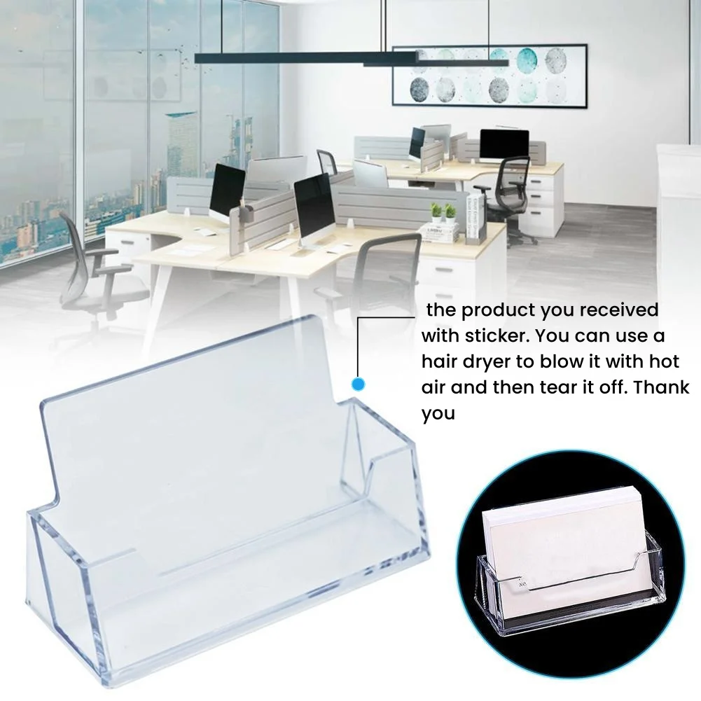 Clear Business Card Holder Organizer Office Desk Display Stand Memo Counter Accessories Tabletop Business Card Holder Storage
Clear Business Card Holder Organizer Office Desk Display Stand Memo Counter Accessories Tabletop Business Card Holder Storage