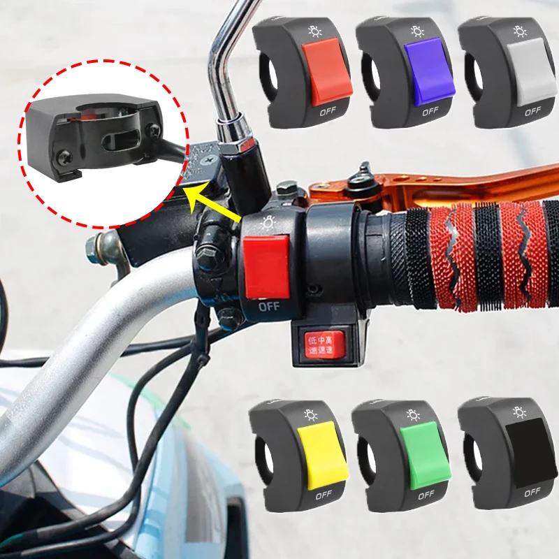 Motorcycle On/Off Switch Waterproof Handlebar 2-Wire Headlight Switch Connector 12V Easy Installation Motorcycle Accessories
Motorcycle On/Off Switch Waterproof Handlebar 2-Wire Headlight Switch Connector 12V Easy Installation Motorcycle Accessories