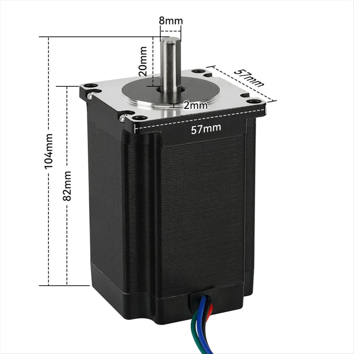 (AIMA) 57 Stepper Motor 1.2N 82mm 2.8A 2 Phase 4 Wire for 3D Printer DIY Engraving Machine Motor 57 Stepper Motor
(AIMA) 57 Stepper Motor 1.2N 82mm 2.8A 2 Phase 4 Wire for 3D Printer DIY Engraving Machine Motor 57 Stepper Motor
