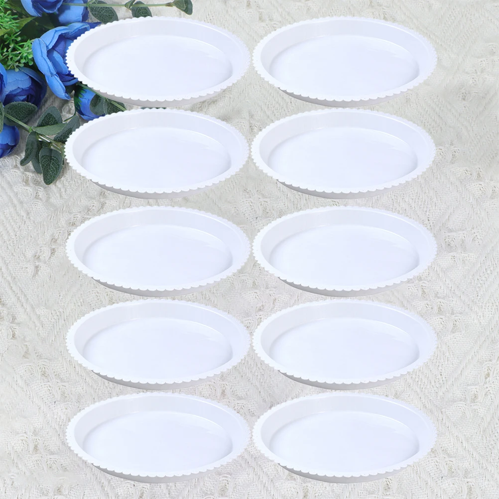 10 Pcs Plastic Planter Tray Saucers Pot Pots Outdoor Growing Flowerpot Plate Base Round
10 Pcs Plastic Planter Tray Saucers Pot Pots Outdoor Growing Flowerpot Plate Base Round