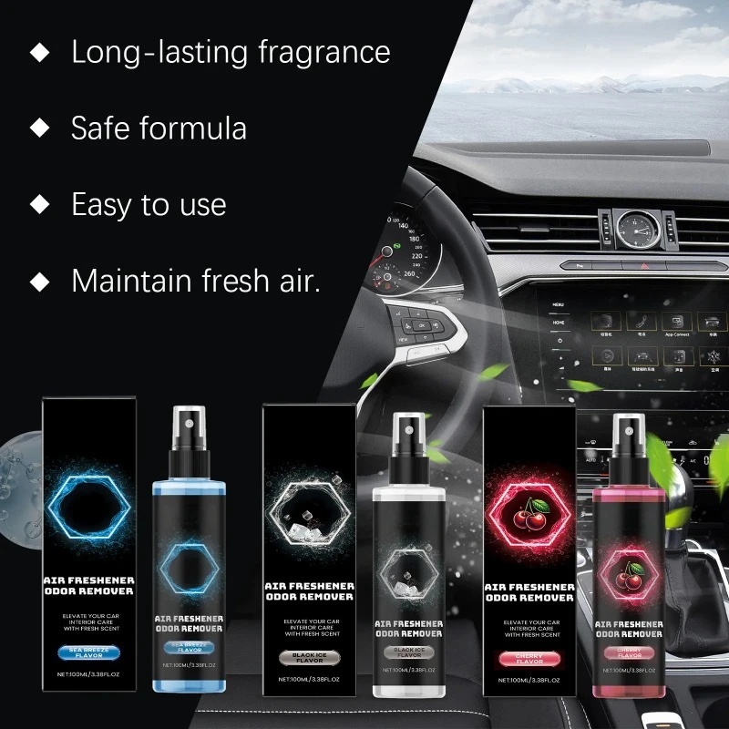 100ml Car Flavoring Car Air Fresheners Perfume Cherry/Ice/Sea Flavor Long-Lasting Auto Aromatherapy Car Interior Deodorant
100ml Car Flavoring Car Air Fresheners Perfume Cherry/Ice/Sea Flavor Long-Lasting Auto Aromatherapy Car Interior Deodorant