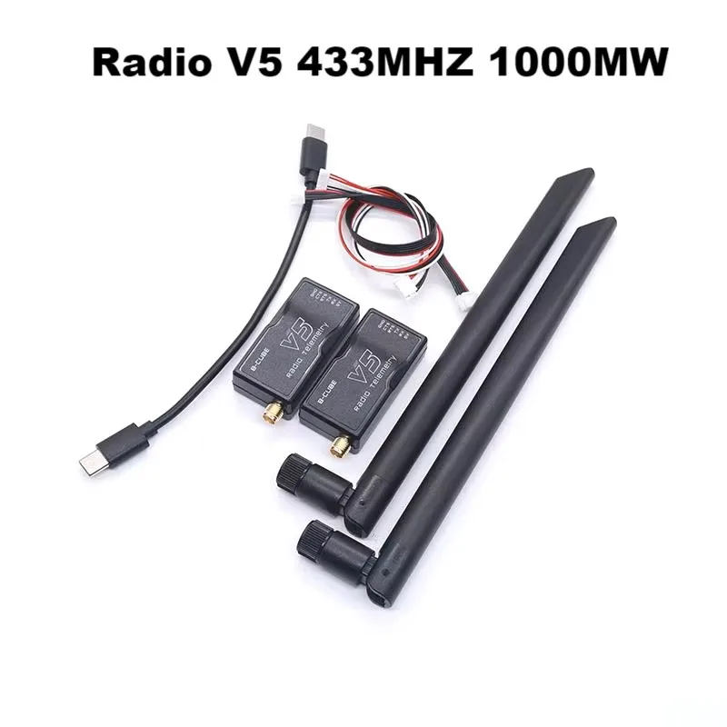 3DR Radio V5 Telemetry 433Mhz 915Mhz 100MW/500MW Air and Ground Data Transmit Module with OTG cables for APM 2.8 /Pixhawk 2.4.8
3DR Radio V5 Telemetry 433Mhz 915Mhz 100MW/500MW Air and Ground Data Transmit Module with OTG cables for APM 2.8 /Pixhawk 2.4.8